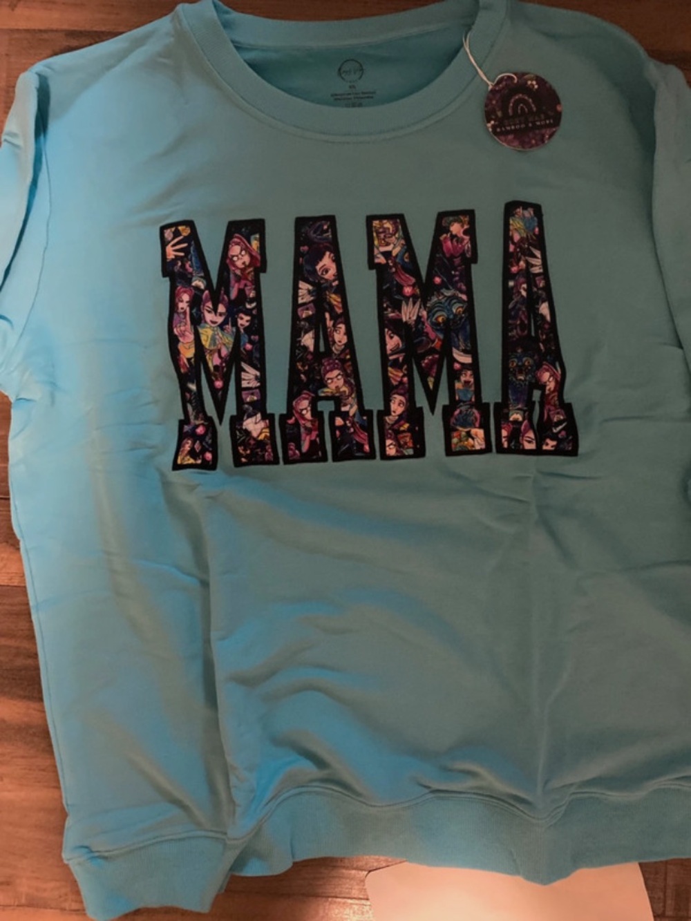 MAMA Kpop bamboo French terry crewneck NWT 2xl